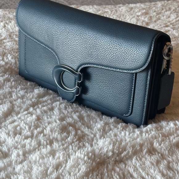 Coach Handbags - Coach Tabby 26 in Denim/Silver with Leather Wrapped “C”